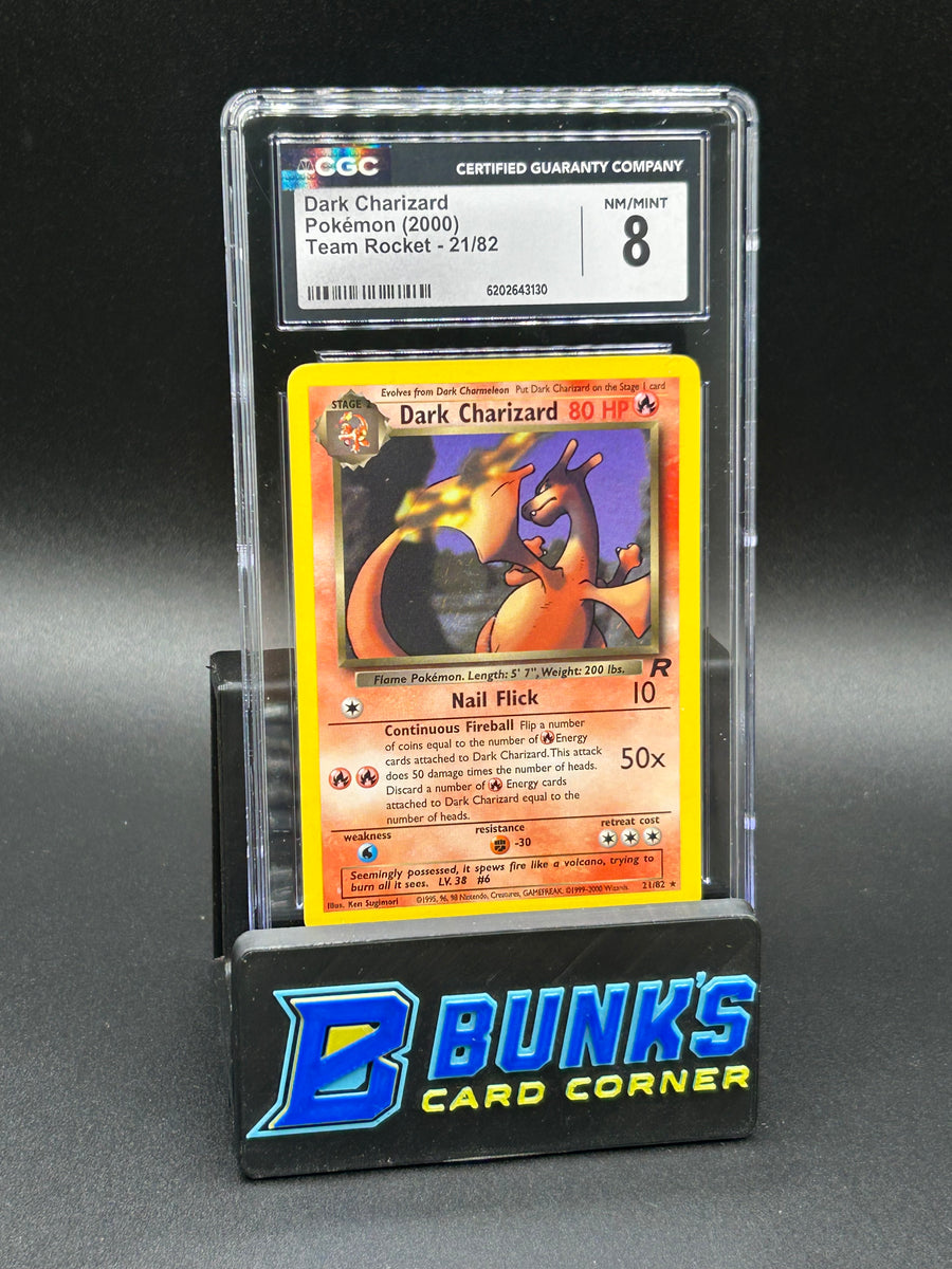 Dark Charizard Team Rocket CGC 8