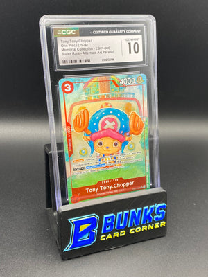 Tony Tony Chopper Super Rare Alt Art Parallel Eb01-006 CGC 10