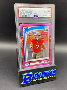 2024 Bucky Irving Optic Pink PSA 10