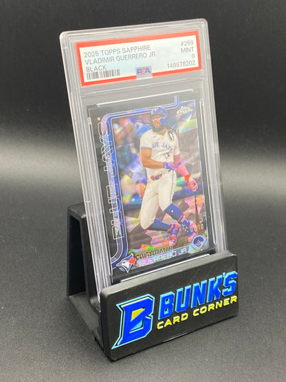 2025 Vladimir Gurrero Jr. Topps Chrome Black 1/10 PSA 9