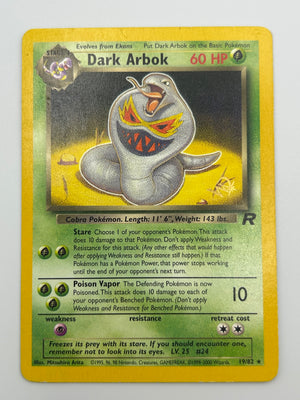 Dark Arbok W Stamp Team Rocket LP