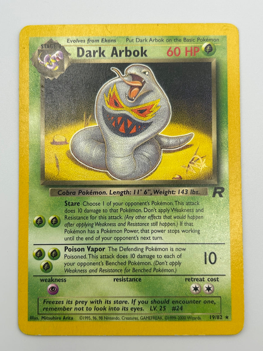 Dark Arbok W Stamp Team Rocket LP