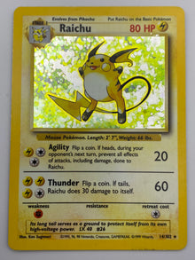 Raichu Holo Base Set MP