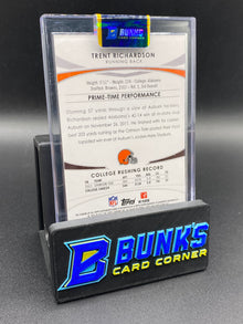 2012 Trent Richardson Topps Prime Auto 66/75 Rc