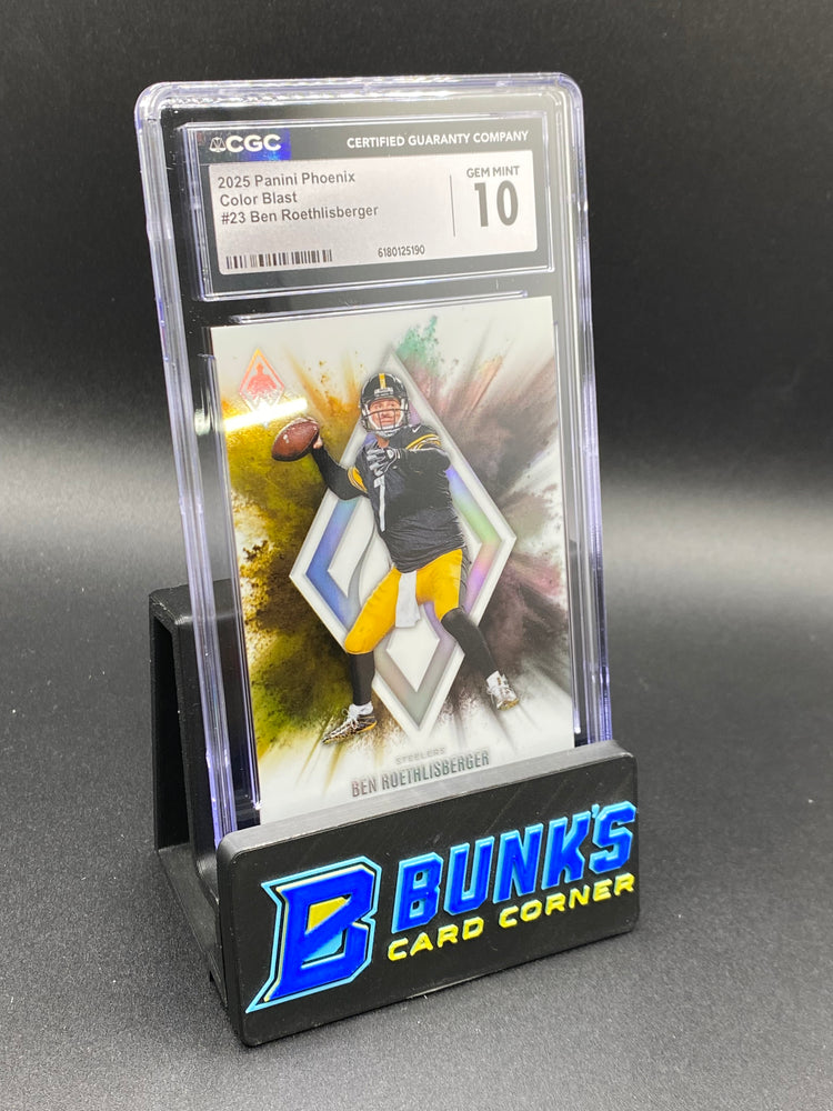 2025 Ben Roethlisberger Phoenix Color Blast CGC 10