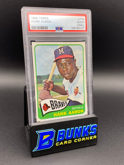 1965 Hank Aaron PSA 2