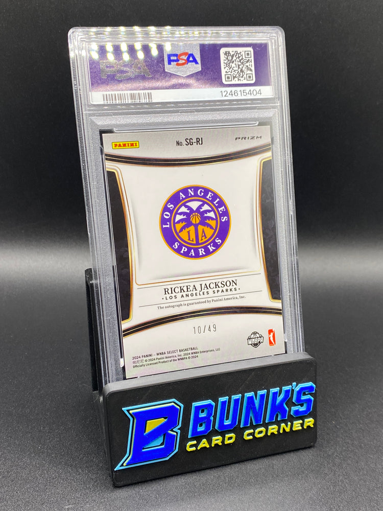 2024 Rickea Jackson Sir Blue Prizm Rc 10/49 PSA 9