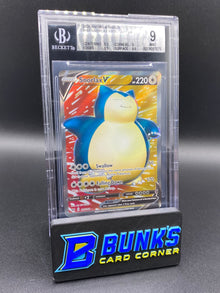 Snorlax V Full Art Sword & Shield Base Set Beckett 9