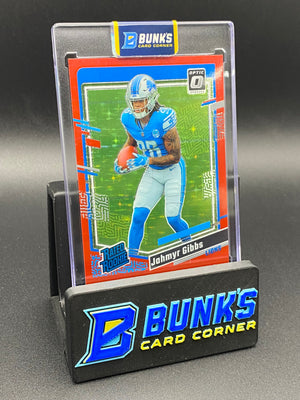 2023 Jahmyr Gibbs Donruss Optic Red Rc