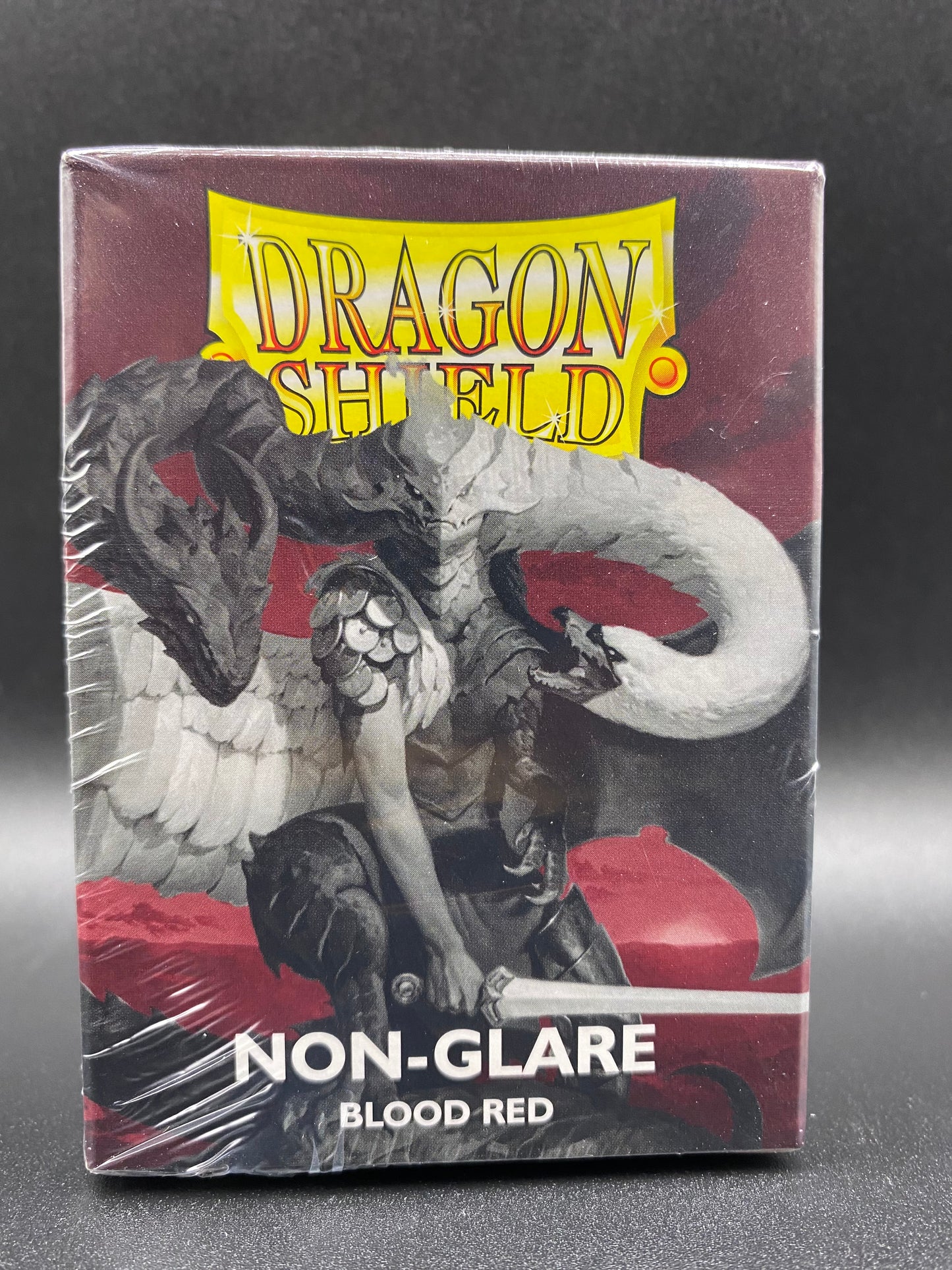 Dragon Shield 100 Sleeves Non-Glare Blood Red