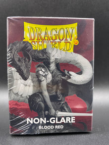 Dragon Shield 100 Sleeves Non-Glare Blood Red