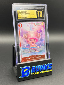 Tony Tony Chopper Alt Art Parallel OP08 CGC PRISTINE 10