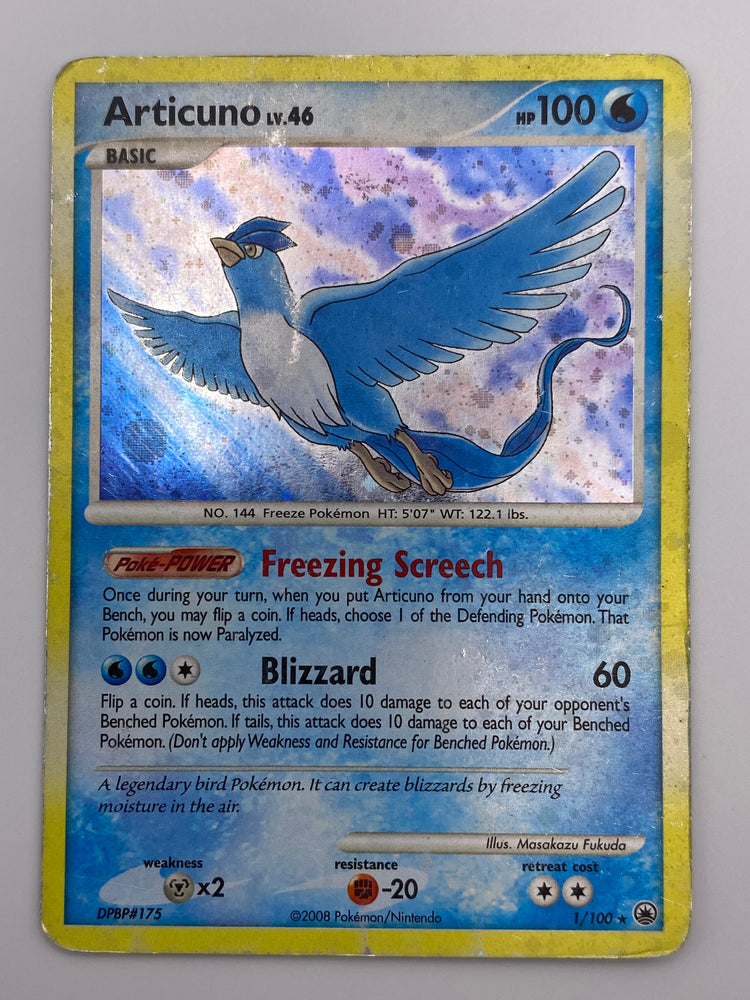 Articuno Holo (Holo Bleed) Majestic Dawn HP