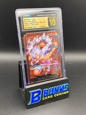 Monkey D. Luffy Leader Deck ST21-001 CGC PRISTINE 10