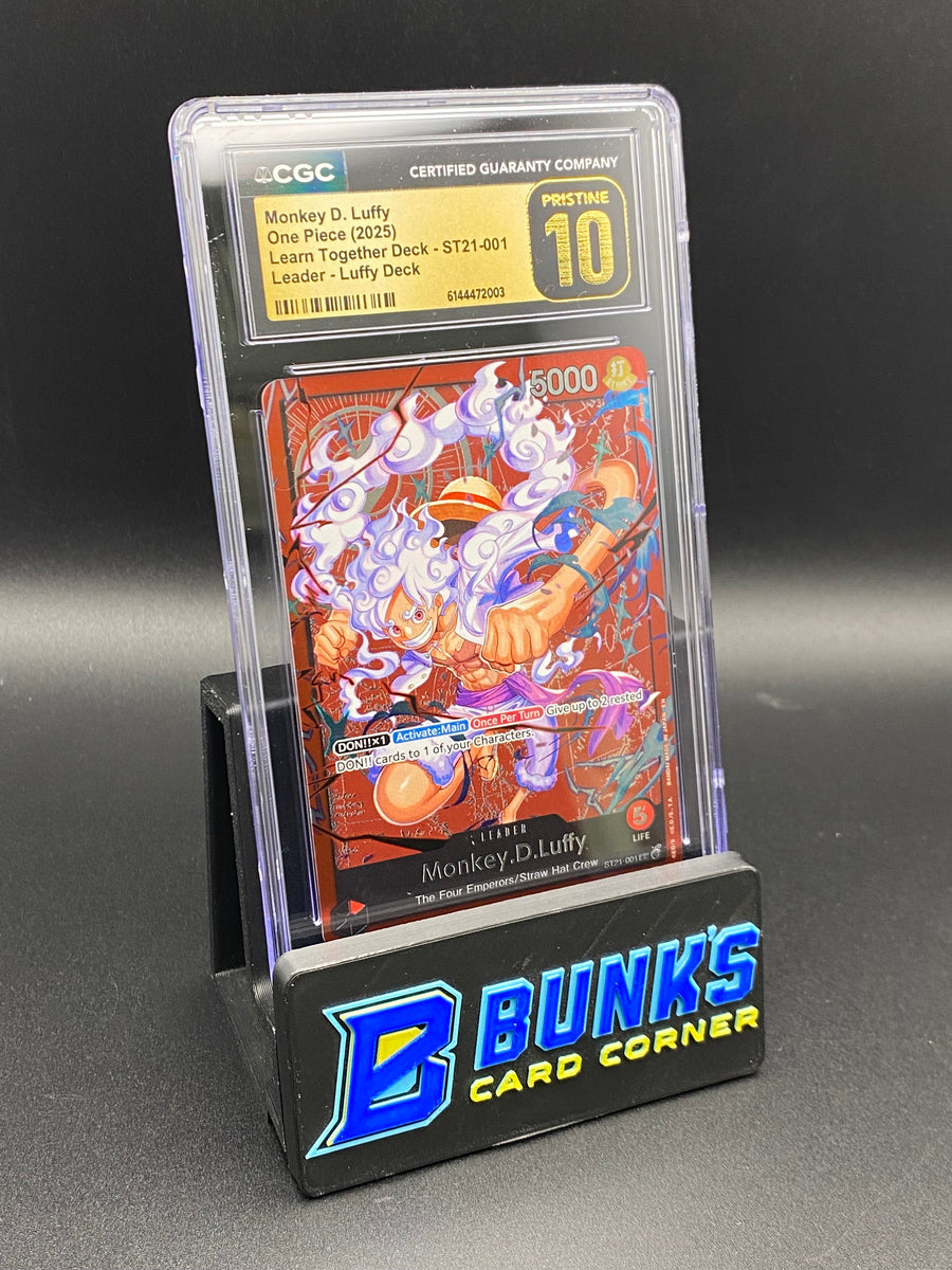 Monkey D. Luffy Leader Deck ST21-001 CGC PRISTINE 10