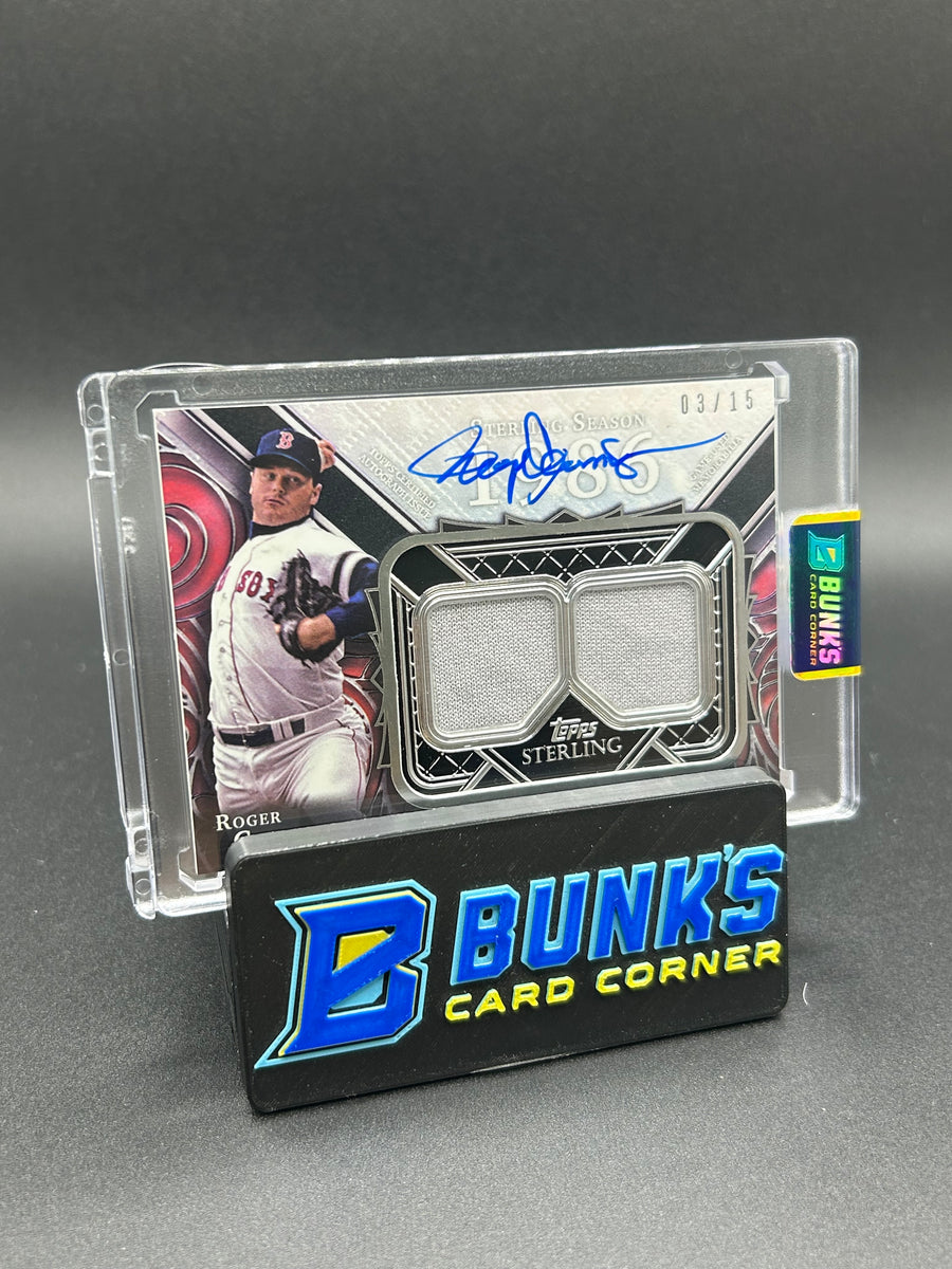 2022 Roger Clemens Topps Sterling Patch Auto 03/15