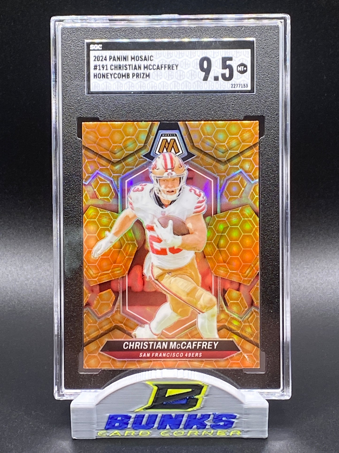 2024 Christian McCaffrey Honeycomb Prizm