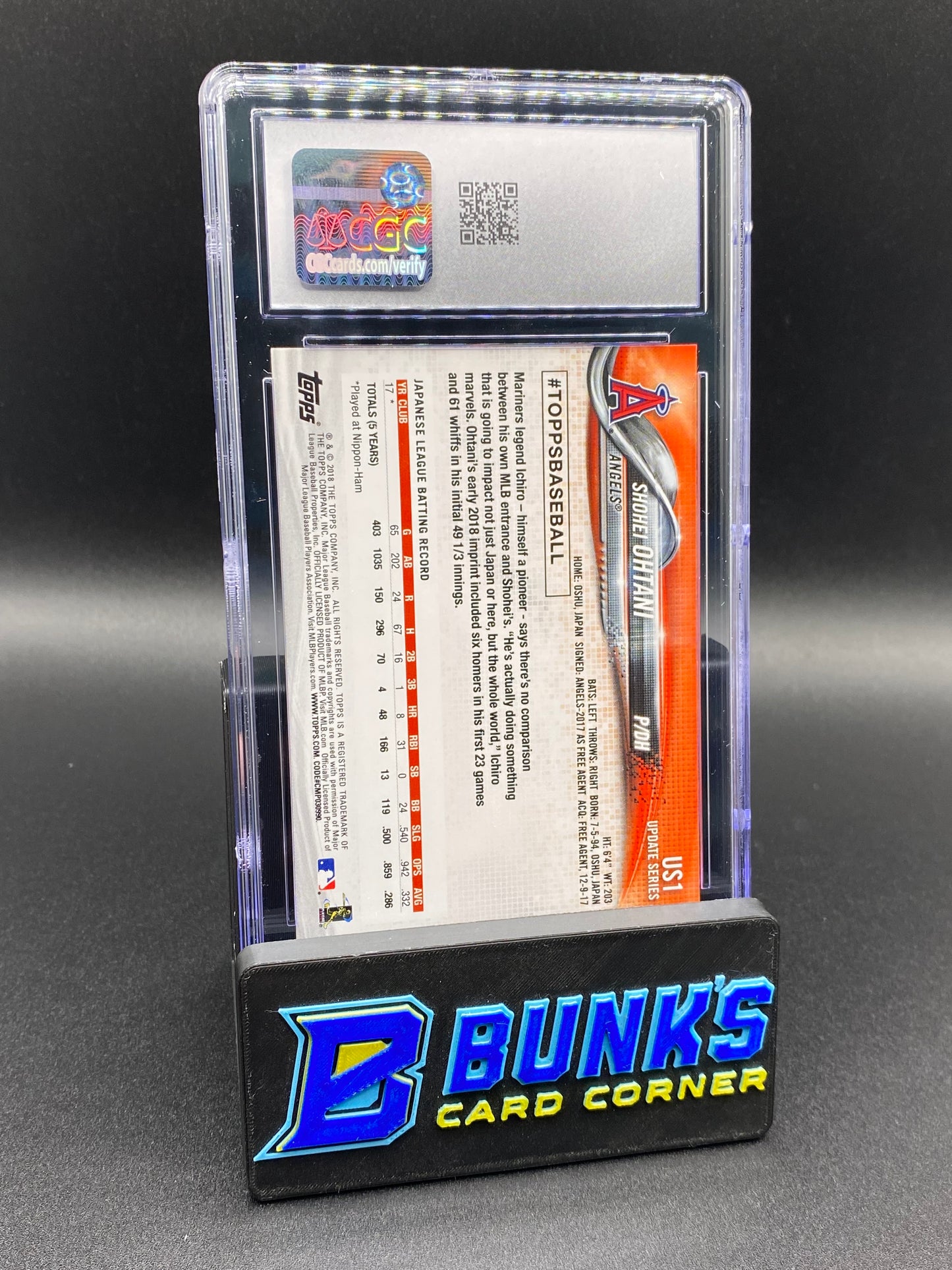 2018 Shohei Ohtani Rc CGC 10