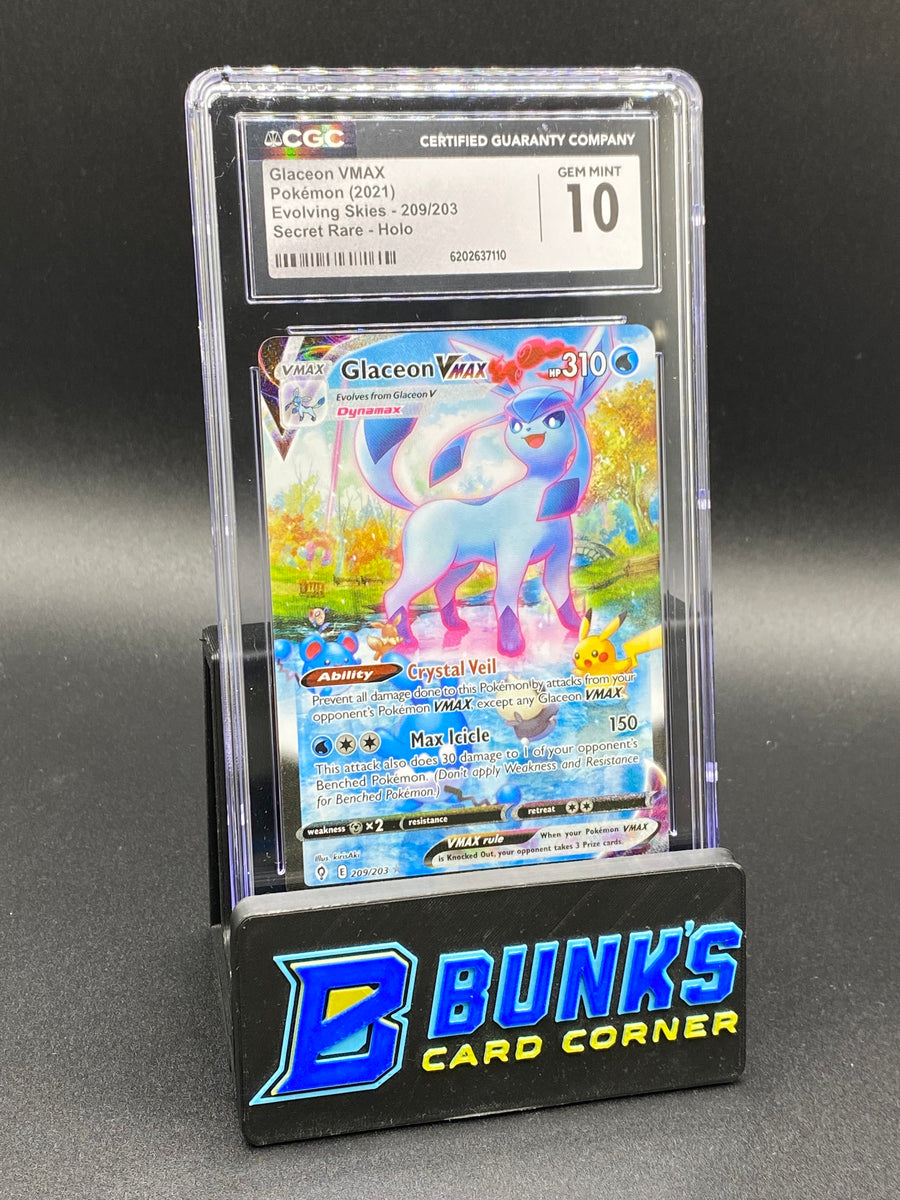 Glaceon Vmax Alt Art Evolving Skies CGC 10