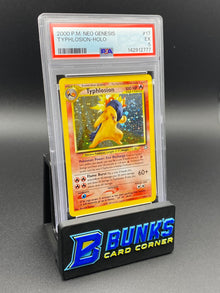 Typhlosion Holo (Big Swirl) Neo Genesis PSA 5