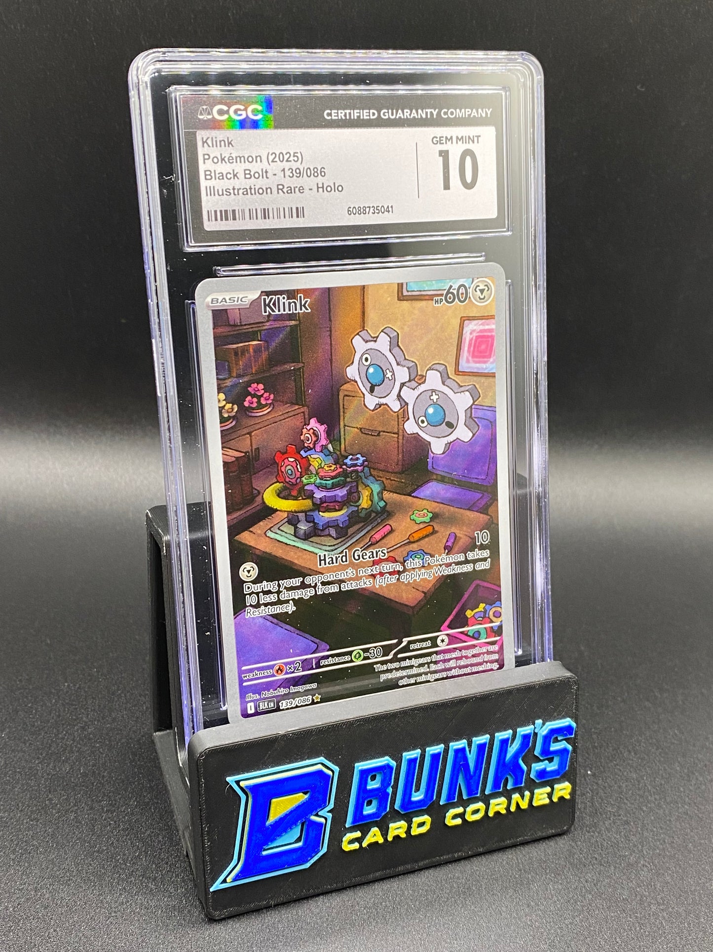 Klink Illustration Rare Black Bolt CGC 10
