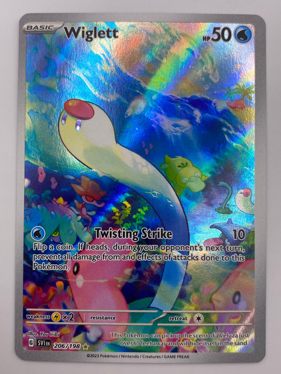 Wiglett Illustration Rare Scarlet & Violet Base NM
