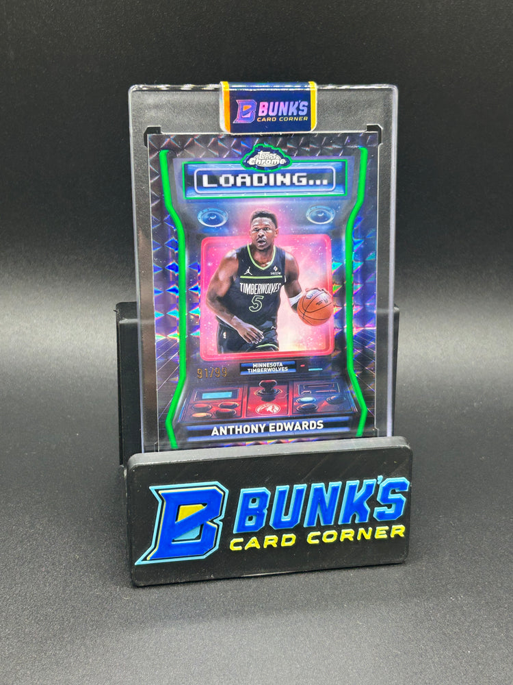2025 Anthony Edwards Green Geometric Refractor Loading... 91/99