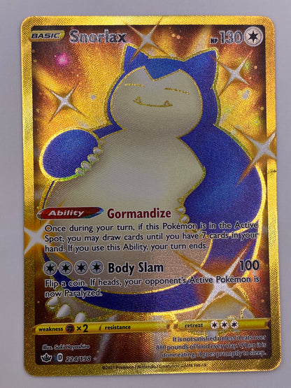 Snorlax Secret Rare Chilling Reign MP