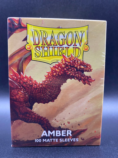 Dragon Shield 100 Sleeves Matte Amber