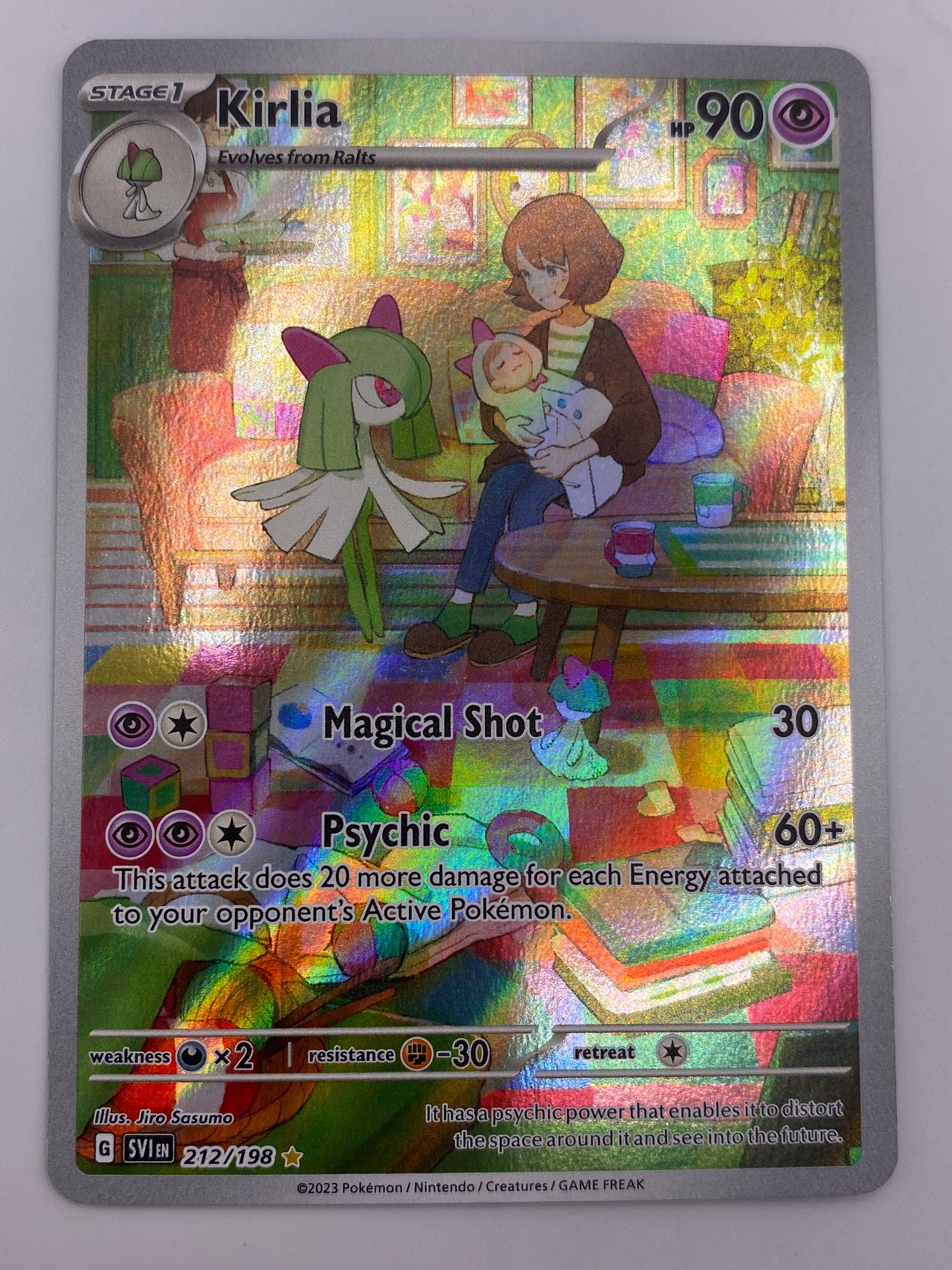 Kirlia Illustration Rare Scarlet & Violet Base NM