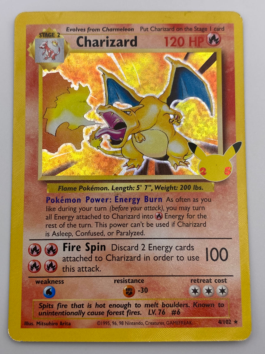 Charizard Holo Celebrations Dmg
