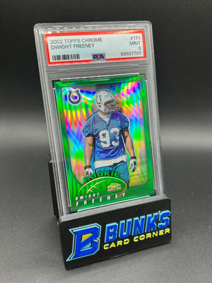 2002 Dwight Freeney Topps Chrome Rc PSA 9