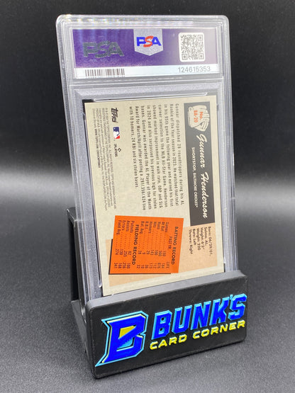 2024 Gunnar Henderson Bowman Anime PSA 10