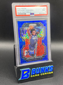 2021 Anthony Edwards Blue Fast Break PSA 9