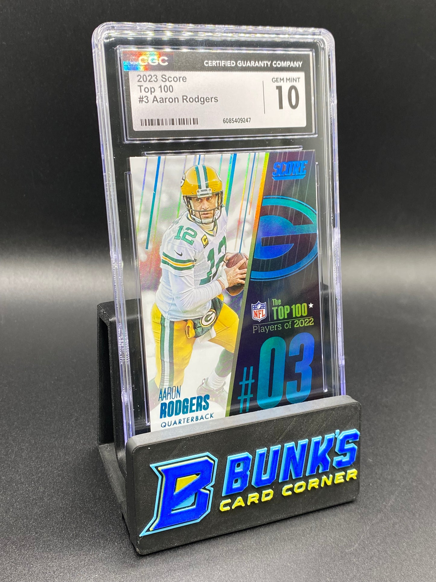 2024 Aaron Rodgers Top 100 CGC 10