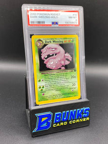 Dark Weezing Holo Rocket PSA 8