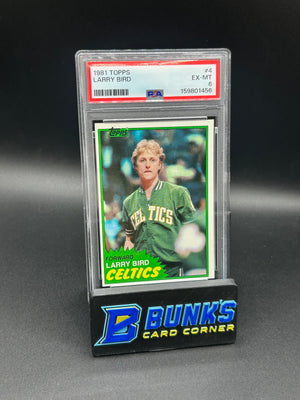 1981 Larry Bird Topps PSA 6