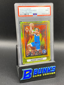 2023 Anthony Edwards Pyro-Yellow 35/75 PSA 9
