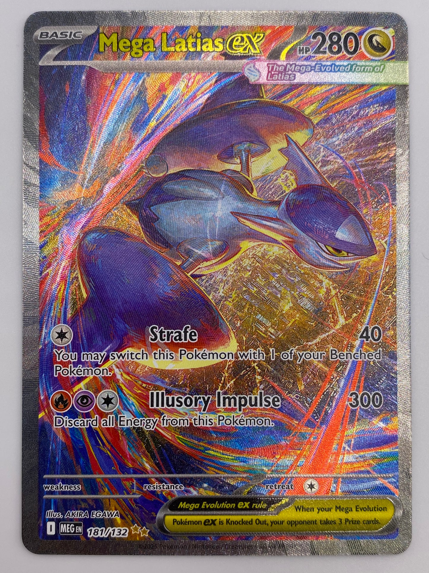 Mega Latias Ex SIR Mega Evolutions NM