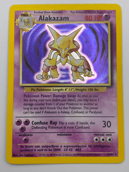 Alakazam Holo Base Set MP