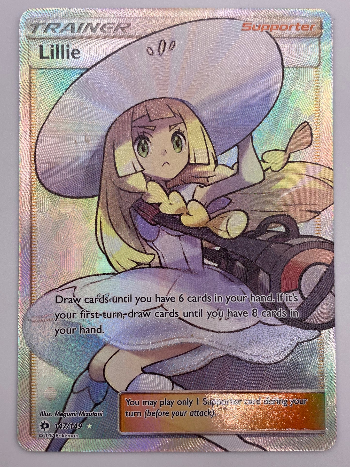 Lillie  Full Art Sun & Moon Base Set LP