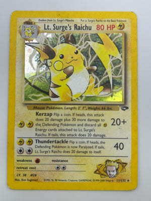 Ly. Surge's Raichu Holo Gym Challenge HP