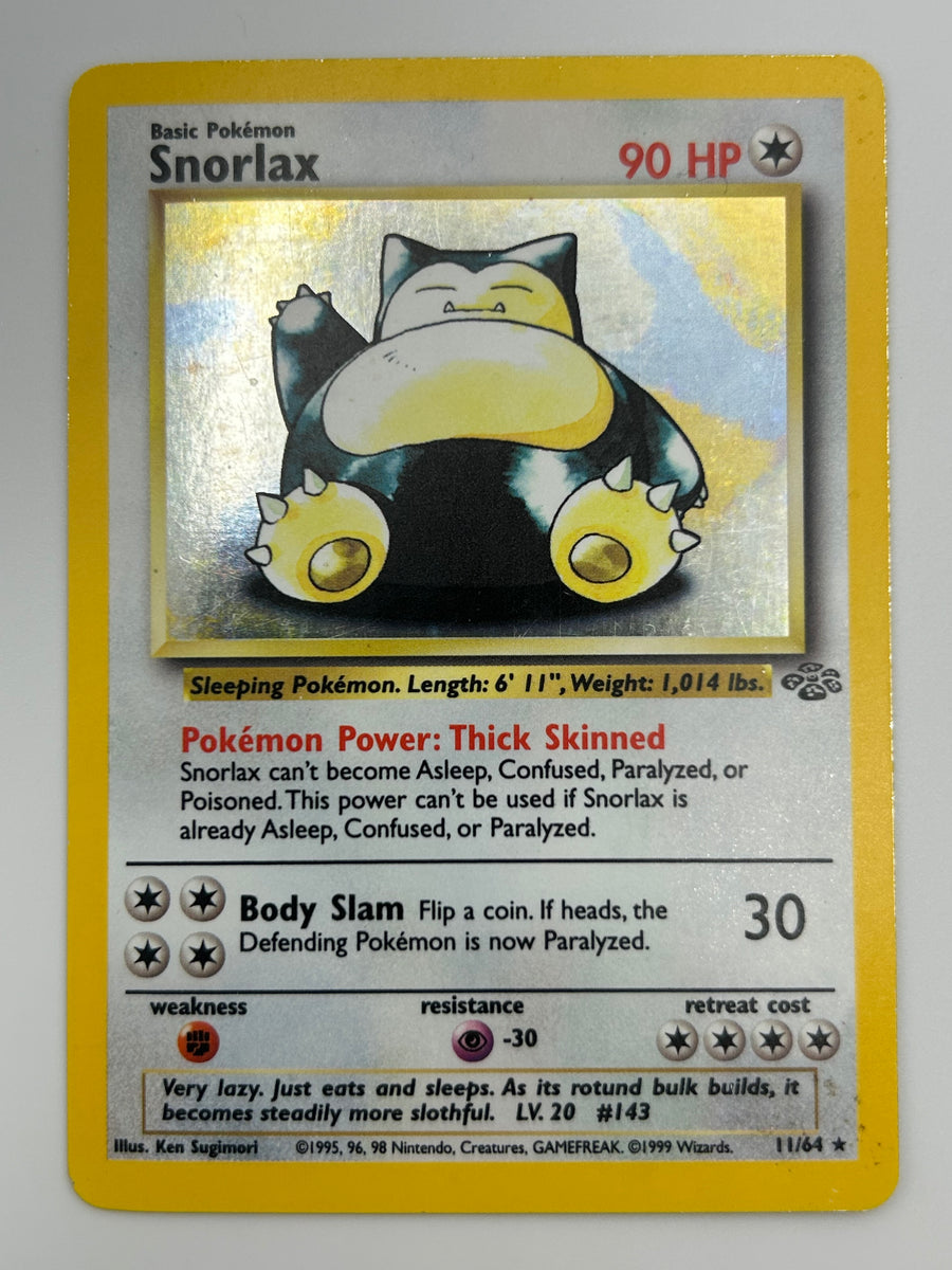 Snorlax Holo Jungle LP