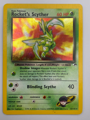 Rocket's Scyther Holo Gym Heroes HP