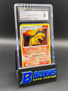Typhlosion Holo Mysterious Treasures CGC 8