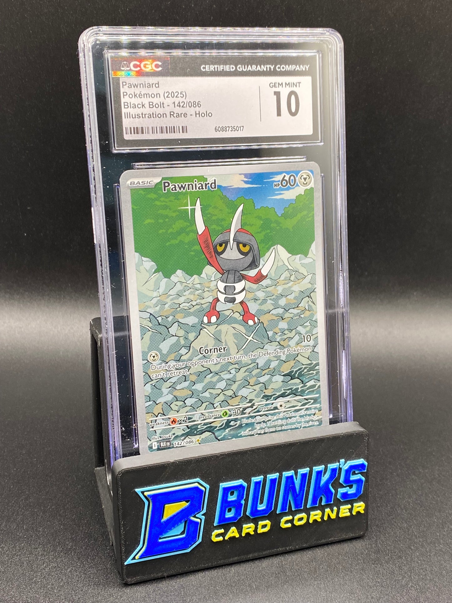 Pawniard Illustration Rare Black Bolt CGC 10