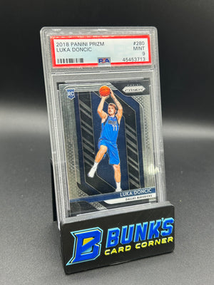 2018 Luka Doncic Panini Base Prizm Rc PSA 9