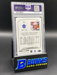 2022 Auston Matthews Liquid Metal PSA 9 9/349