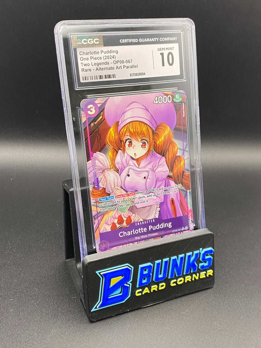 Charlotte Pudding Rare Parallel OP08-067 CGC 10