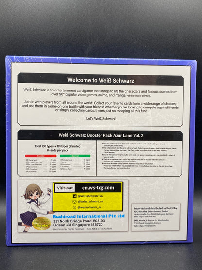 Weiss Schwarz Azur Lane 1st Edition Vol. 2